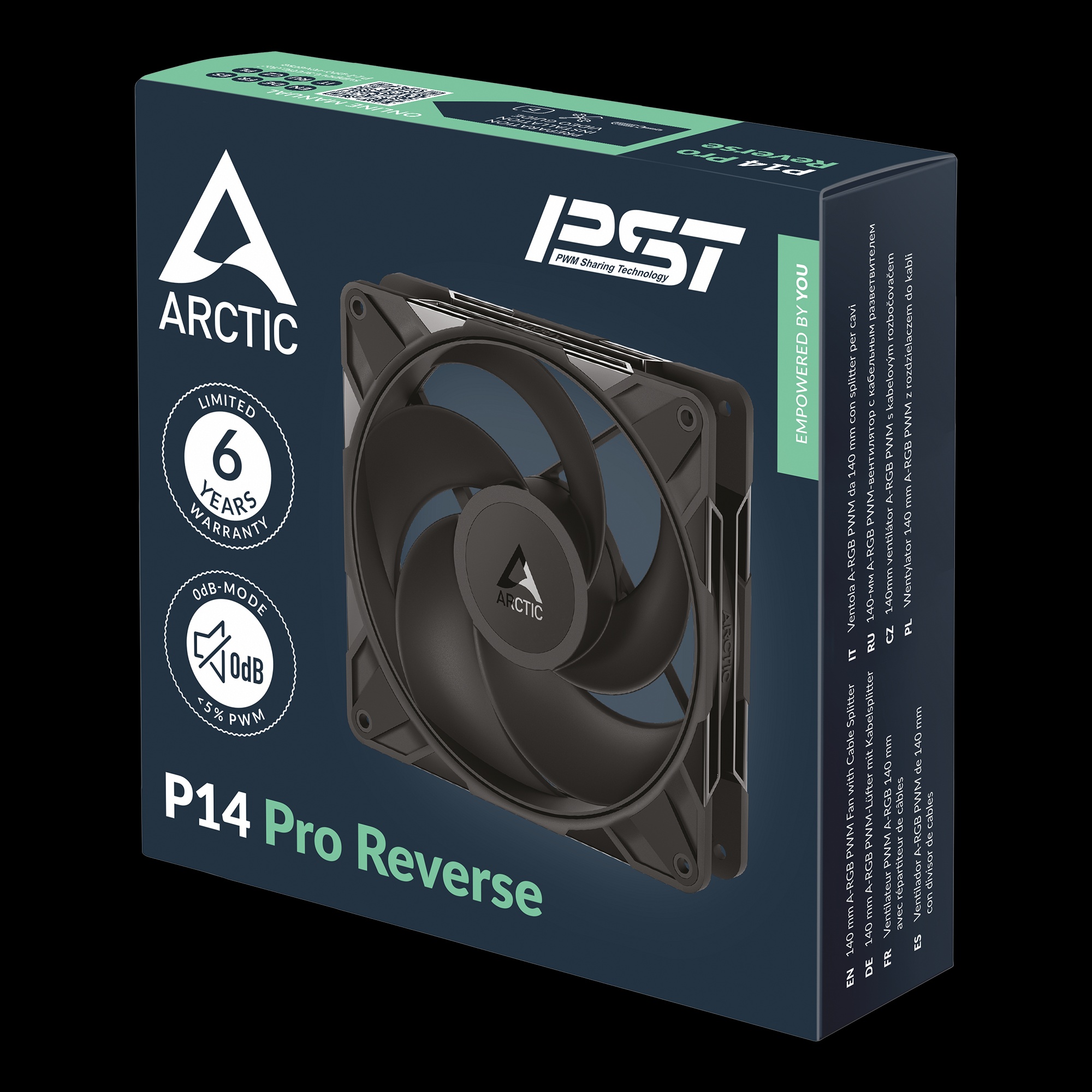 Вентилятор 140x140x30 Arctic P14 Pro  Reverse  PWM ACFAN00329A