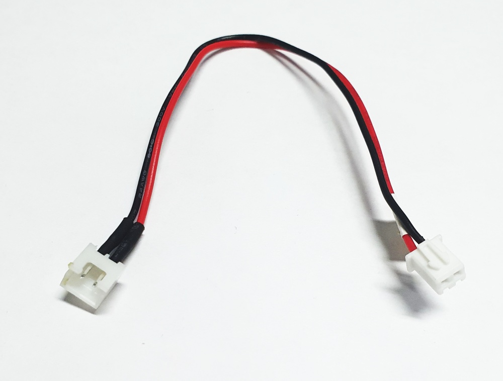 Удлинитель Revoltec 2-pin на 2-pin 15 см, 2-х проводный питания 15см