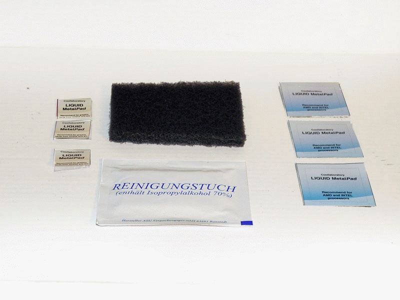 Термопрокладка Coollaboratory Liquid MetalPad 3 x CPU +3 x GPU + CS
