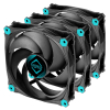 Вентилятор 120x120x25 iceberg IceGALE Silent PWM, 600-1600rpm, 21.8dB(M), 0.09A, 3шт