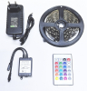 Светодиодная лента GELID Solutions FlexLight RGB Strip RGB LED-S-02-5M 12в / БП 220в с пультом и RGB контроллером, 5м